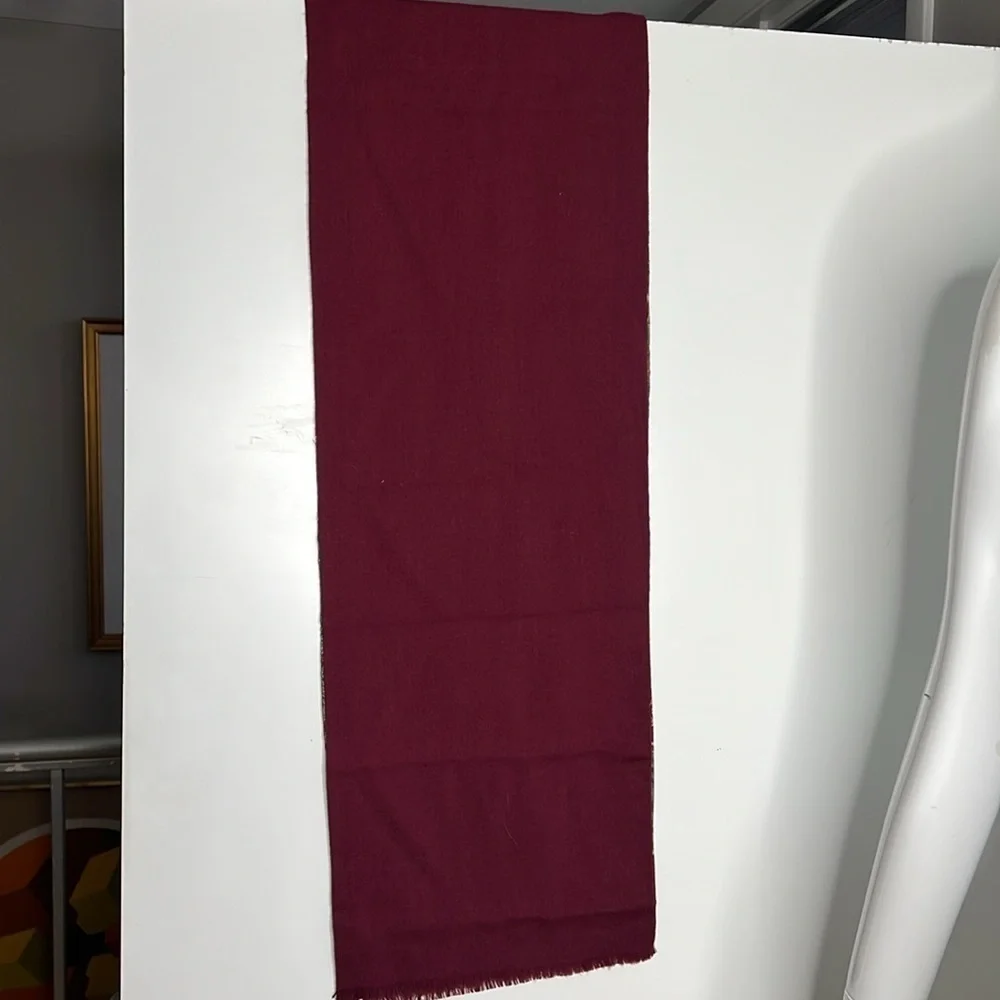 Christian Dior Monsieur Silk Wool Scarf Made in Italy 54” x 10.25”